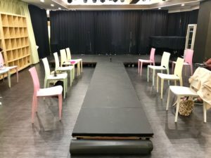 ステージ レイアウト ファッションショー